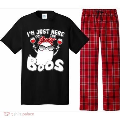 I'm Just Here For The Boos Wine Lover Pajama Set
