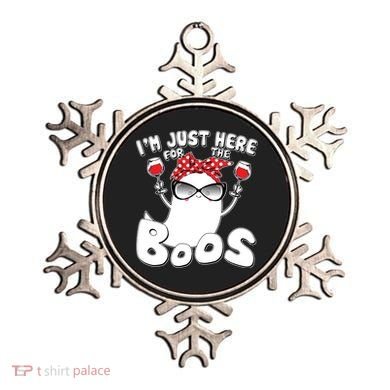 I'm Just Here For The Boos Wine Lover Ornament