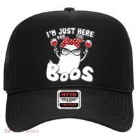 I'm Just Here For The Boos Wine Lover Hat thumb 0