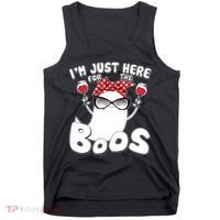I'm Just Here For The Boos Wine Lover Tank Top thumb 0