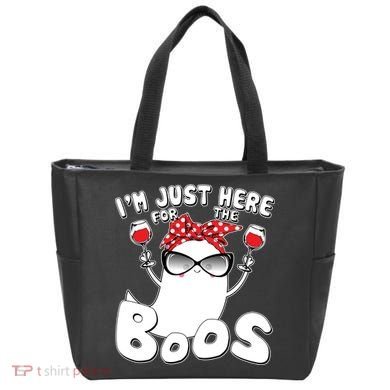 I'm Just Here For The Boos Wine Lover Tote Bag