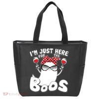 I'm Just Here For The Boos Wine Lover Tote Bag thumb 0