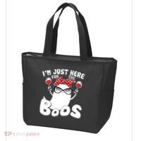 I'm Just Here For The Boos Wine Lover Tote Bag thumb 3
