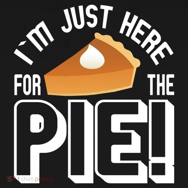 I'm Just Here For The Pie Kids Long Sleeve Shirt