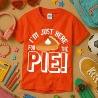 I'm Just Here For The Pie Kids T-Shirt thumb 3