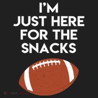 I'm Just Here for the Snacks Football Women's Sweatshirt thumb 2