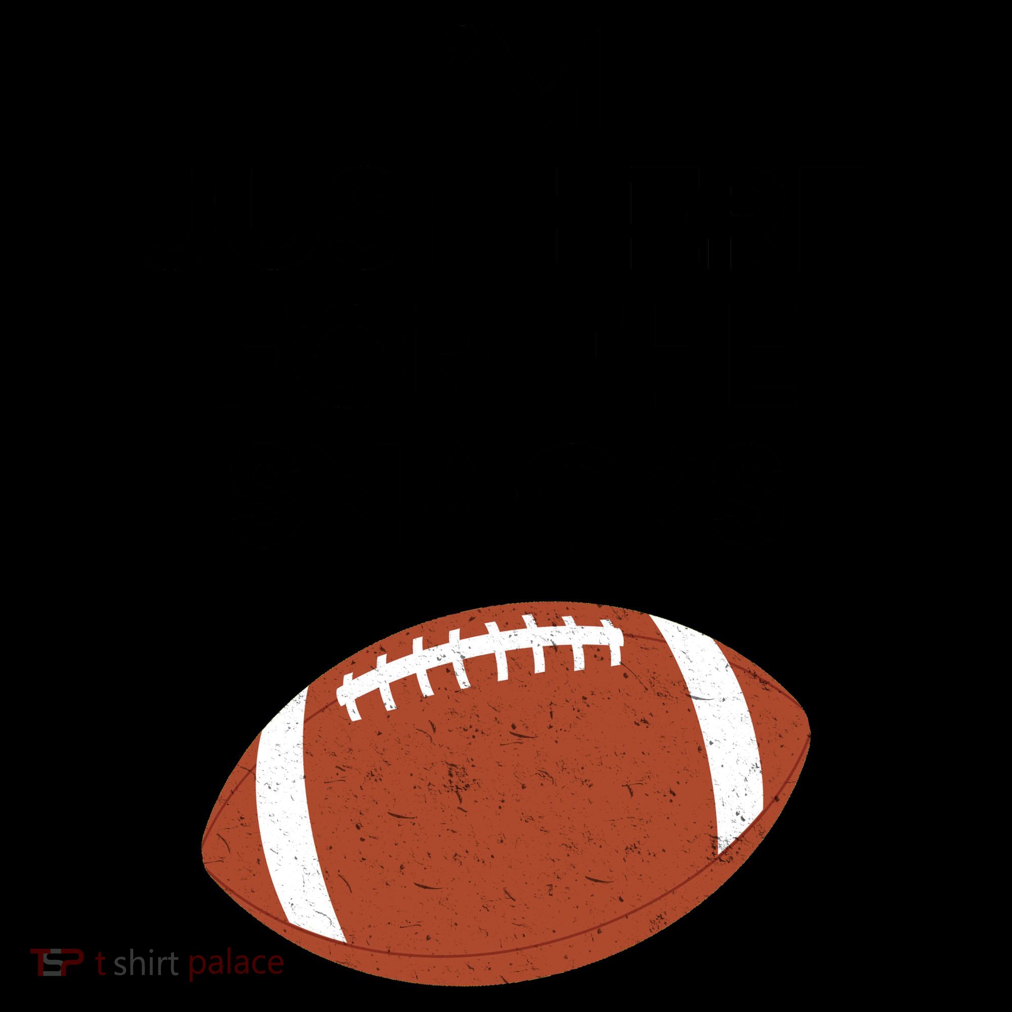 I'm Just Here for the Snacks Football Coffee Mug