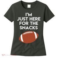 I'm Just Here for the Snacks Football Women's T-Shirt thumb 0