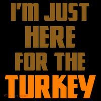 I'm Just Here For The Turkey Women's T-Shirt thumb 6