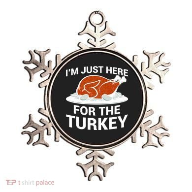 I'm Just Here For The Turkey Thanksgiving Ornament