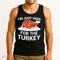 I'm Just Here For The Turkey Thanksgiving Tank Top thumb 3
