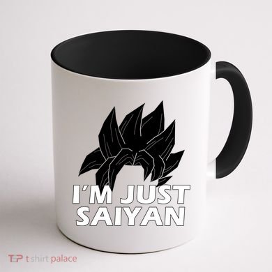 I'm Just Saiyan Coffee Mug back