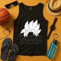 I'm Just Saiyan Tank Top thumb 4