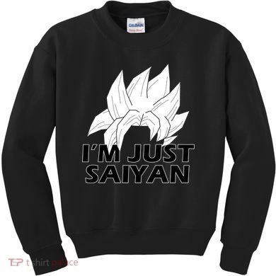 I'm Just Saiyan Kids Sweatshirt