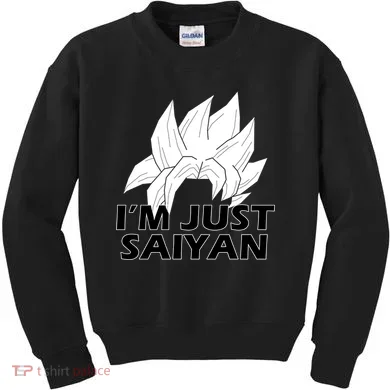I'm Just Saiyan Kids Sweatshirt