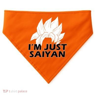 I'm Just Saiyan USA-Made Doggie Bandana
