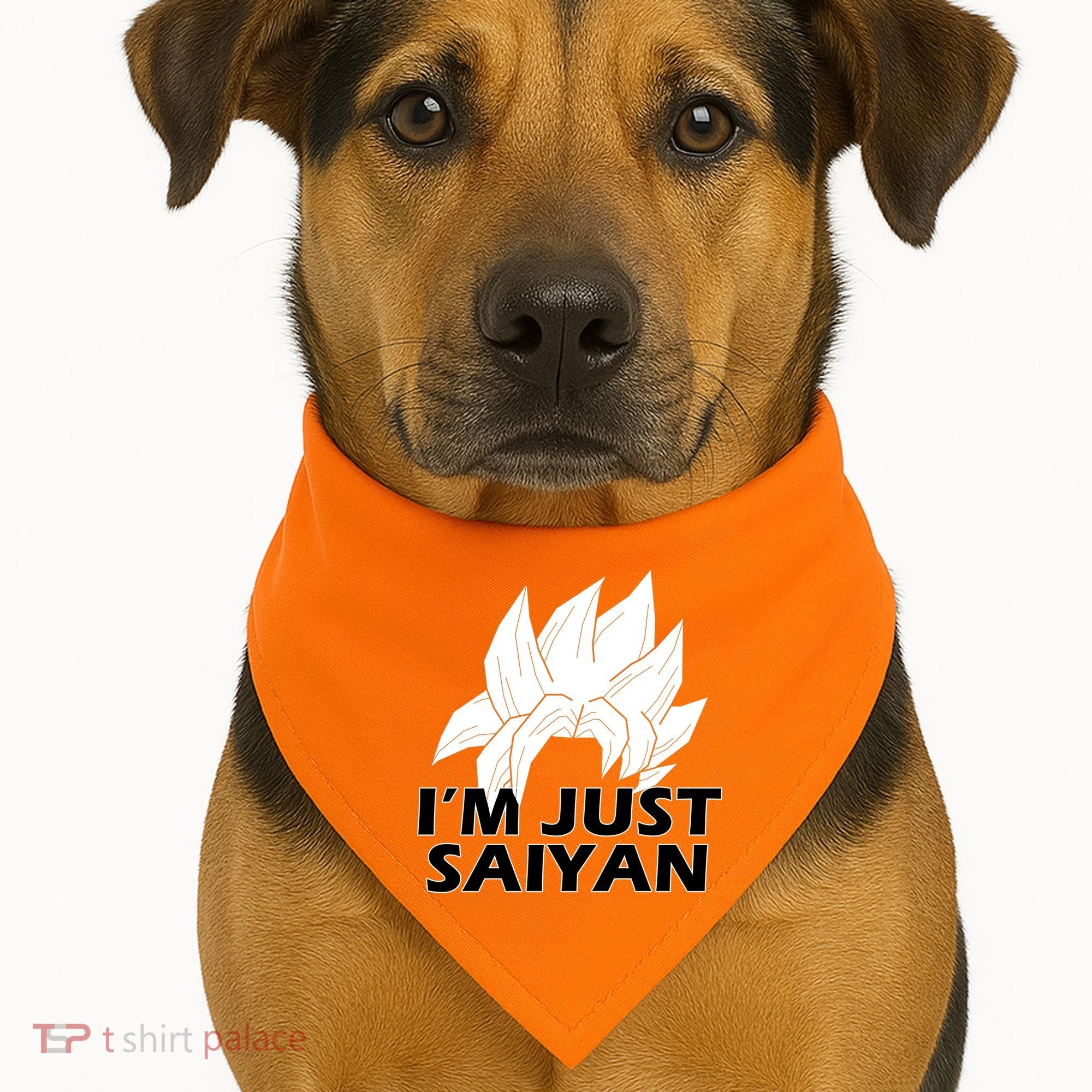 I'm Just Saiyan USA-Made Doggie Bandana