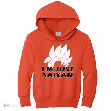 I'm Just Saiyan Kids Hoodie