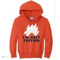 I'm Just Saiyan Kids Hoodie thumb 0