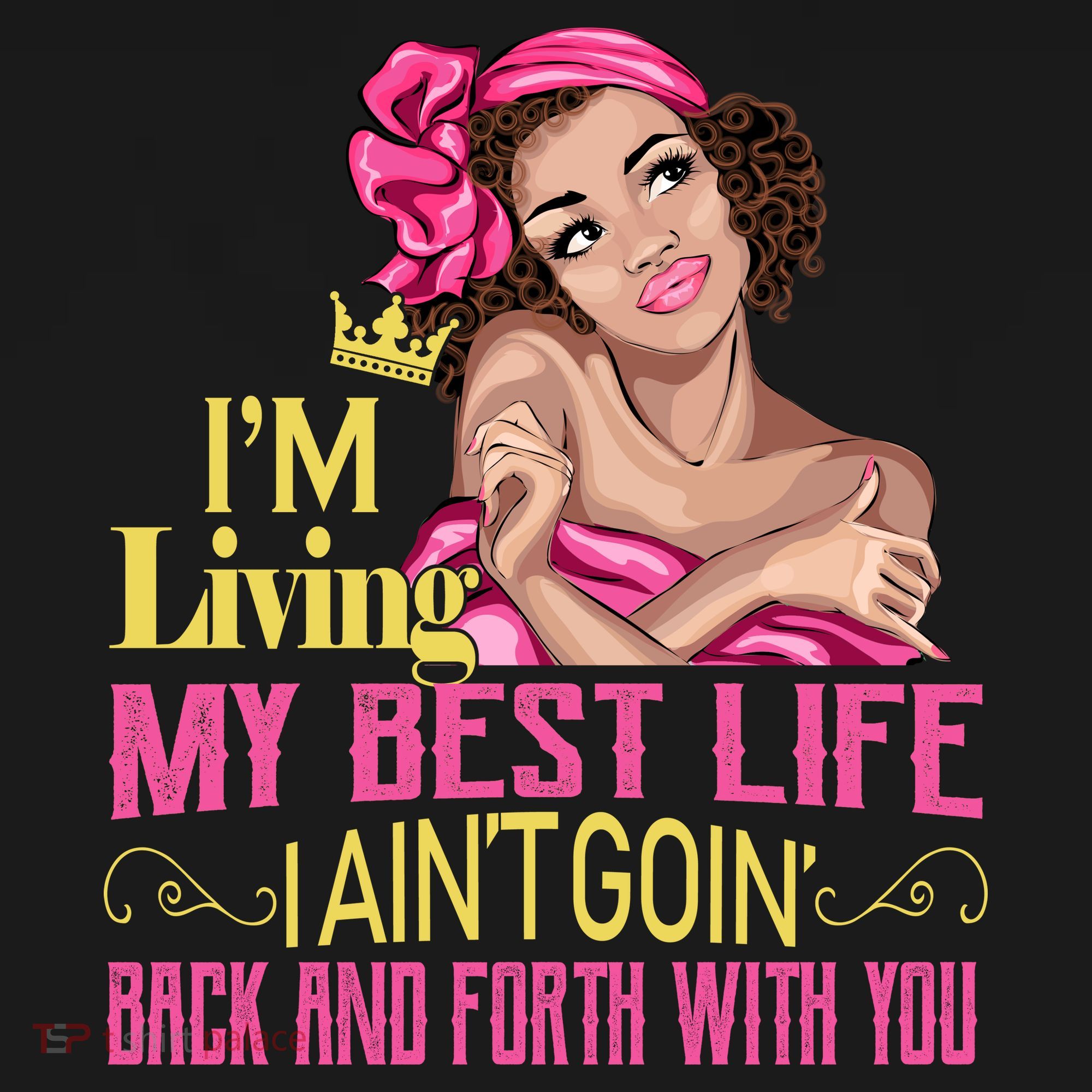 I'm Living My Best Life I A'int Going Back And Fourth Tote Bag