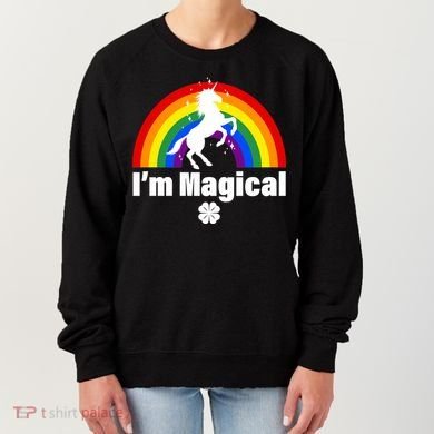 I'm Magical Clover Unicorn Women's Sweatshirt