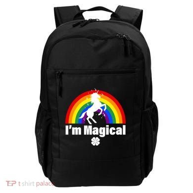 I'm Magical Clover Unicorn Backpack