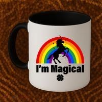 I'm Magical Clover Unicorn Coffee Mug thumb 2