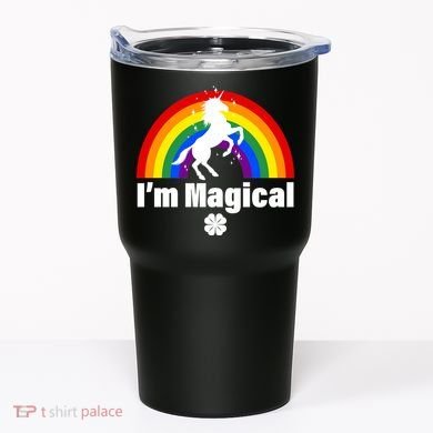 I'm Magical Clover Unicorn Tumbler