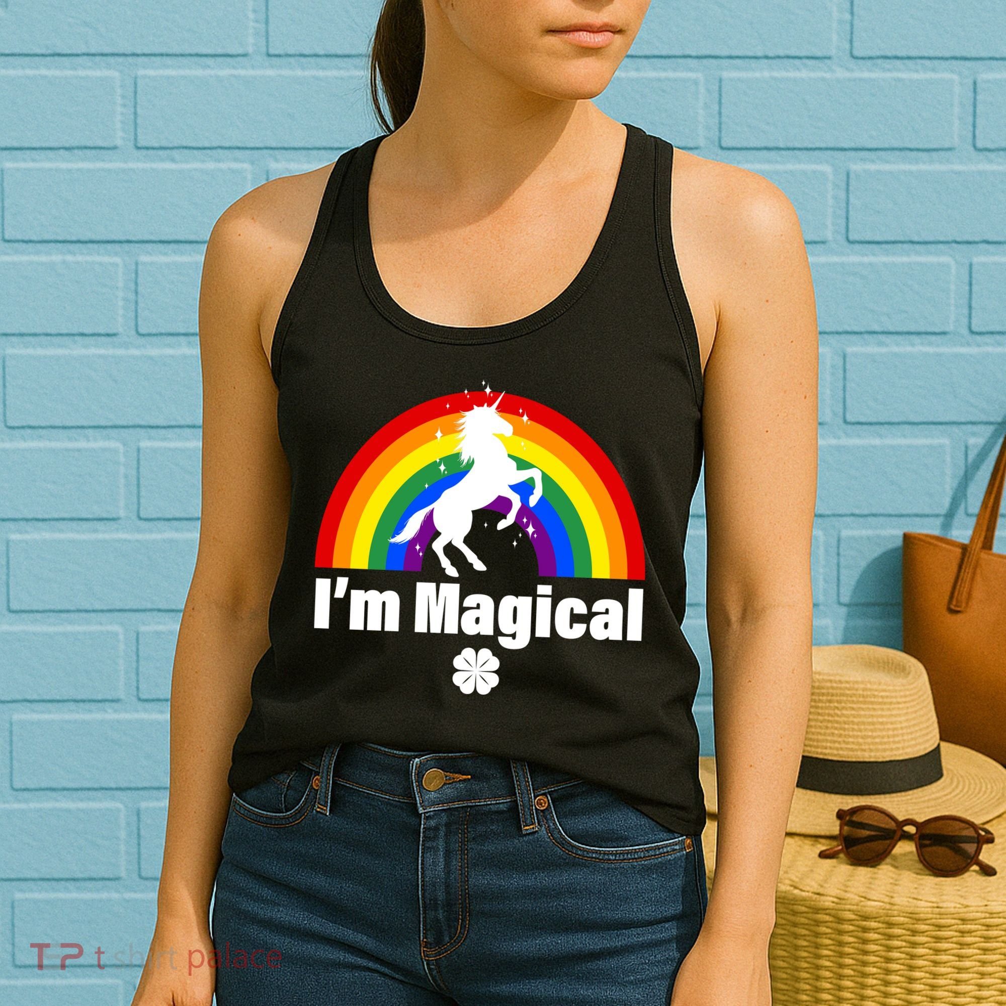 I'm Magical Clover Unicorn Women's Tank Top