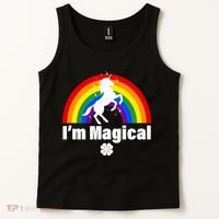 I'm Magical Clover Unicorn Tank Top thumb 2