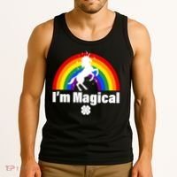 I'm Magical Clover Unicorn Tank Top thumb 3