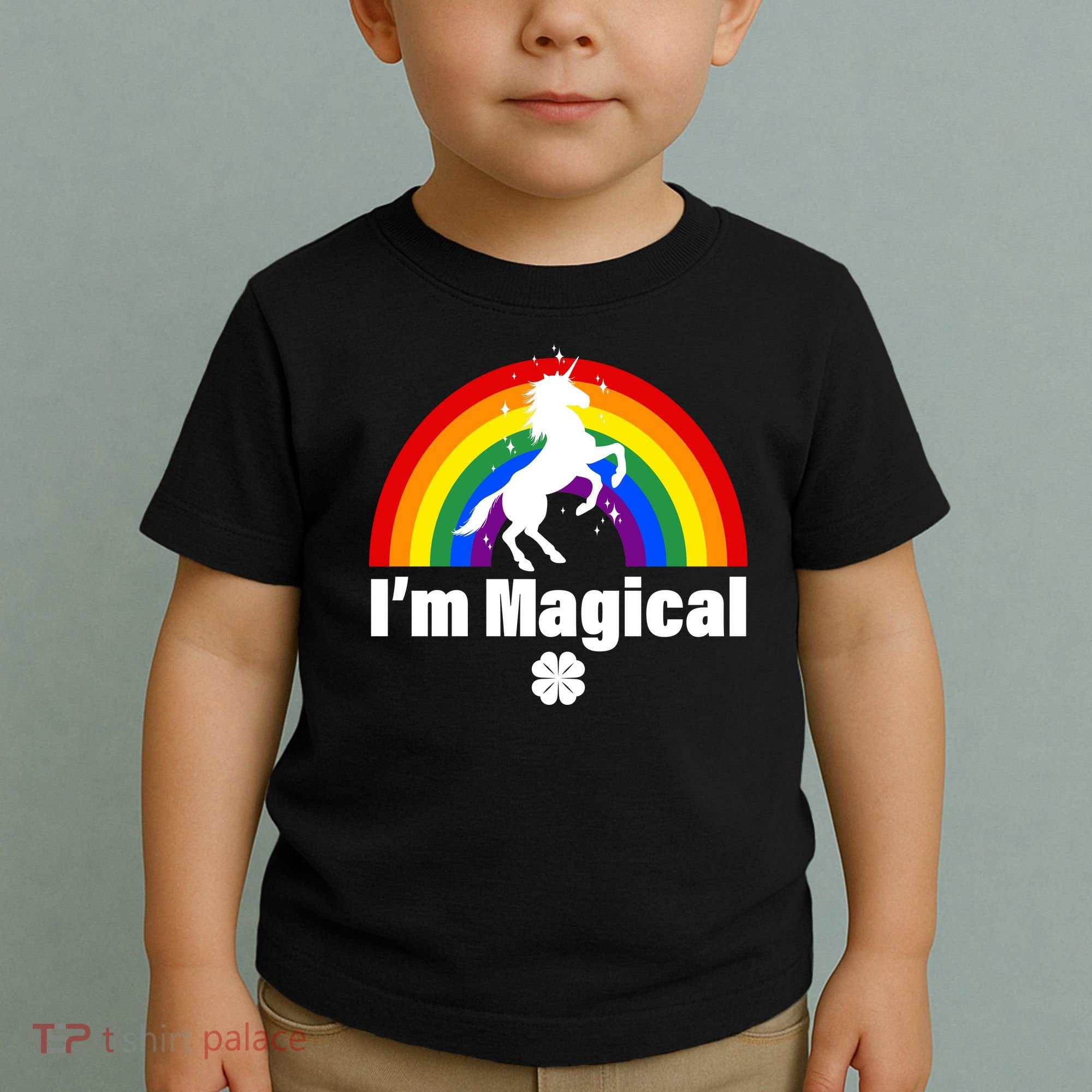 I'm Magical Clover Unicorn Toddler T-Shirt