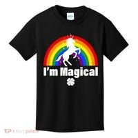 I'm Magical Clover Unicorn Kids T-Shirt thumb 0