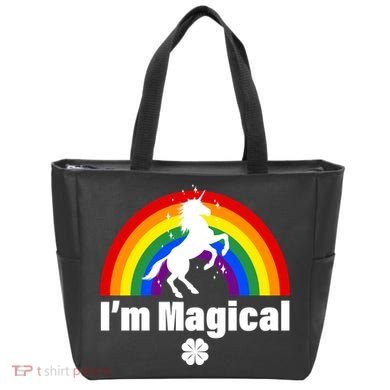 I'm Magical Clover Unicorn Tote Bag