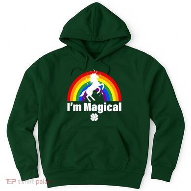 I'm Magical Clover Unicorn Hoodie