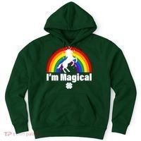 I'm Magical Clover Unicorn Hoodie thumb 0
