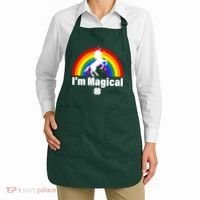 I'm Magical Clover Unicorn Apron thumb 2