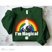 I'm Magical Clover Unicorn Sweatshirt thumb 2