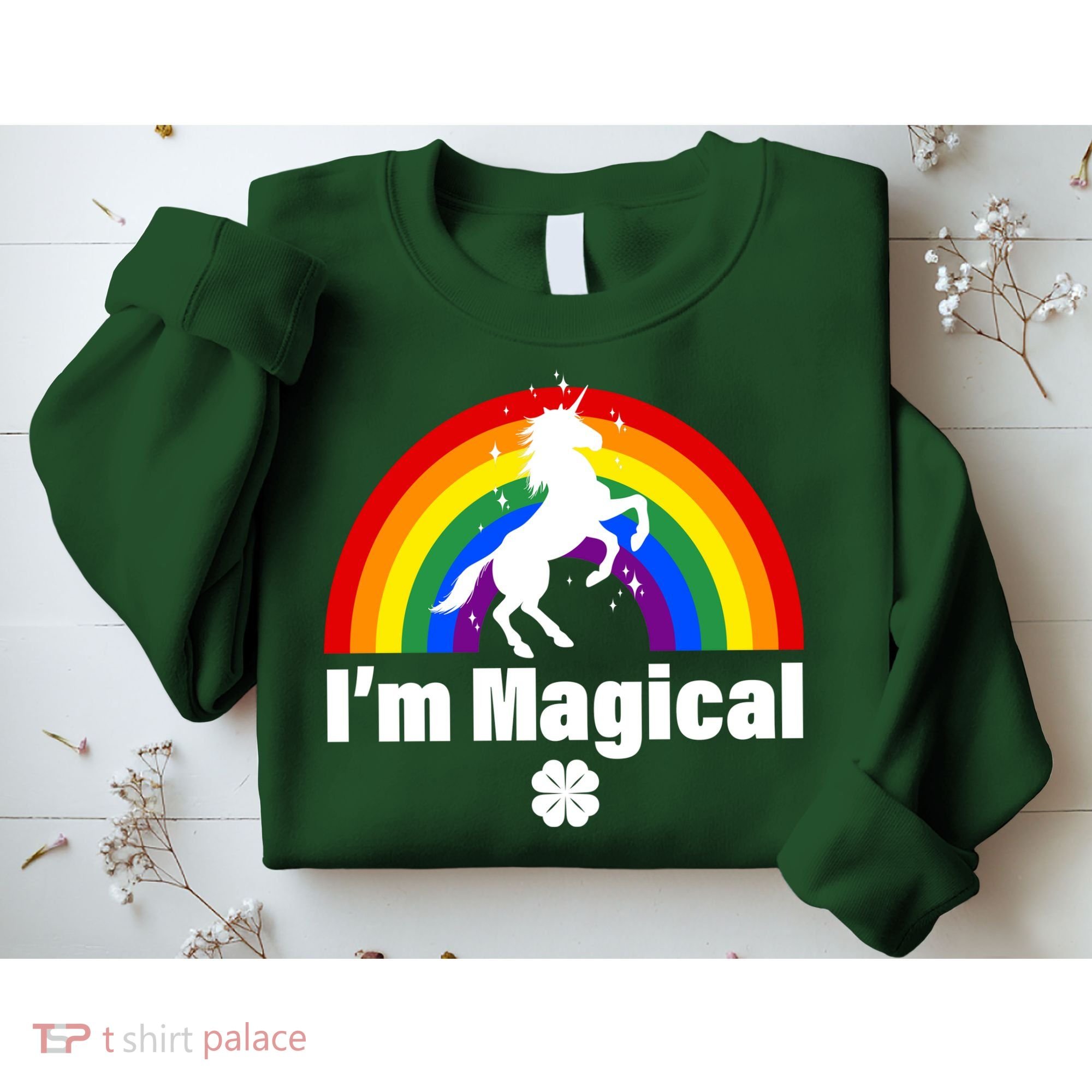I'm Magical Clover Unicorn Sweatshirt