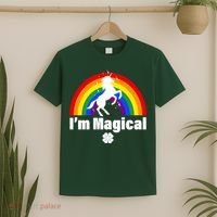 I'm Magical Clover Unicorn T-Shirt thumb 2