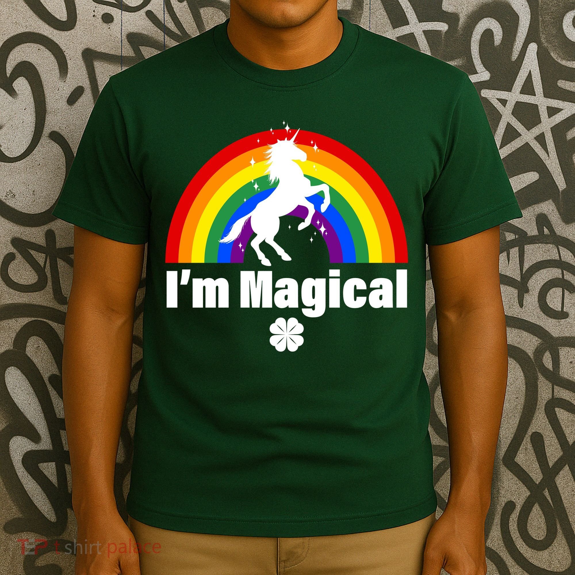 I'm Magical Clover Unicorn T-Shirt