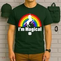 I'm Magical Clover Unicorn T-Shirt thumb 6