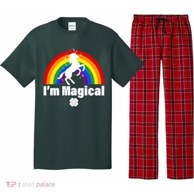 I'm Magical Clover Unicorn Pajama Set