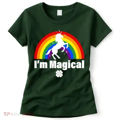 I'm Magical Clover Unicorn Women's T-Shirt