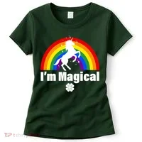 I'm Magical Clover Unicorn Women's T-Shirt thumb 0