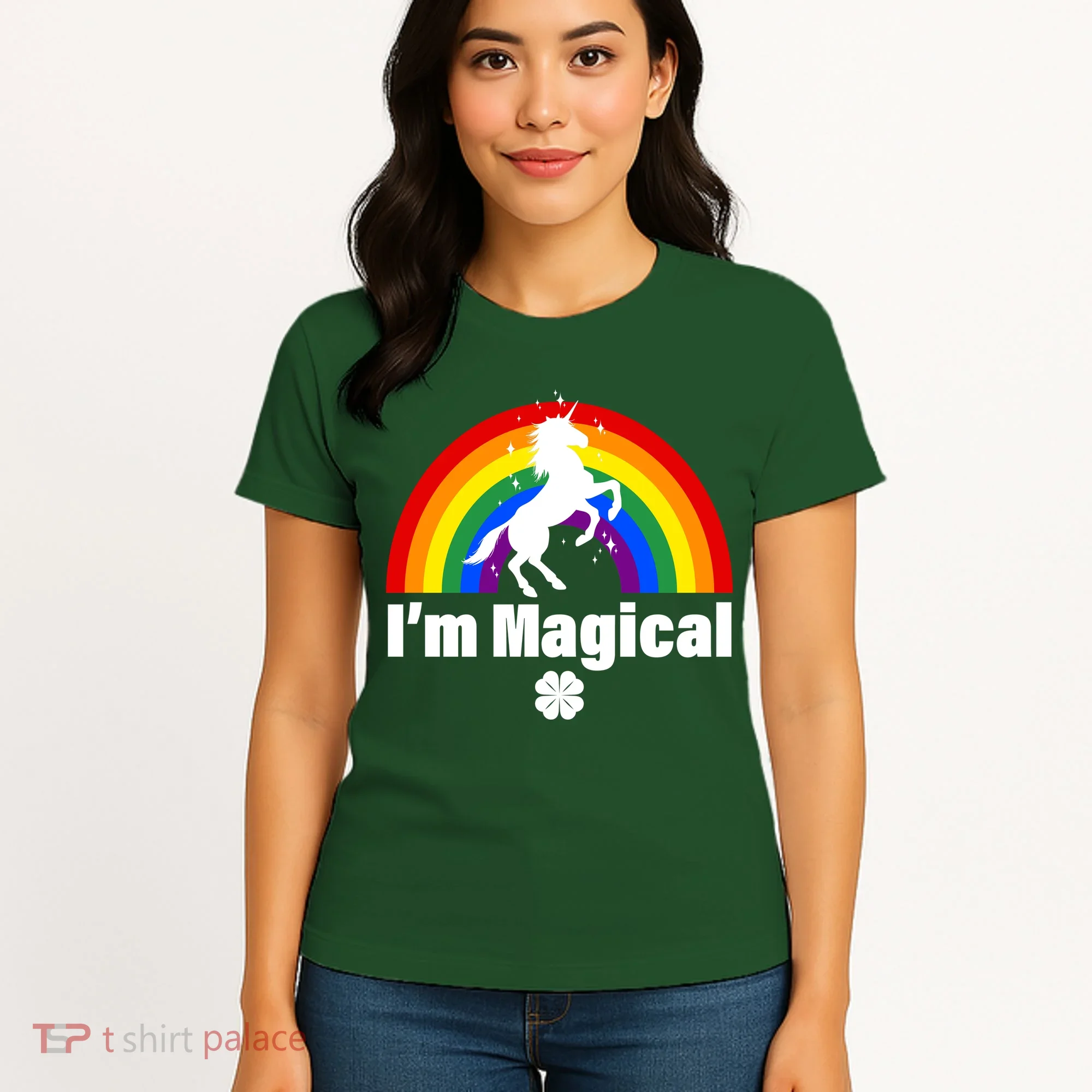 I'm Magical Clover Unicorn Women's T-Shirt