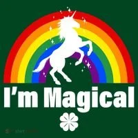 I'm Magical Clover Unicorn Women's T-Shirt thumb 6