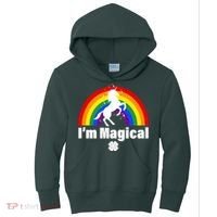 I'm Magical Clover Unicorn Kids Hoodie thumb 0