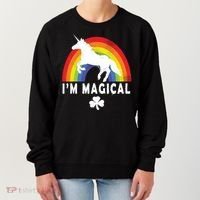 I'm Magical Unicorn Funny St. Patrick's Day Women's Sweatshirt thumb 0