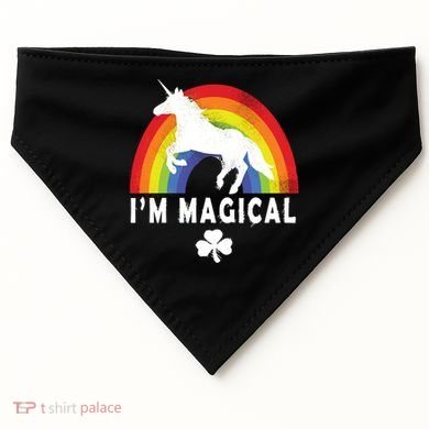 I'm Magical Unicorn Funny St. Patrick's Day USA-Made Doggie Bandana